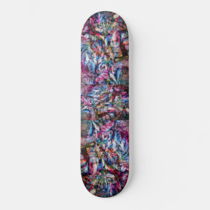 Tag Grafitti Patterned Skateboard