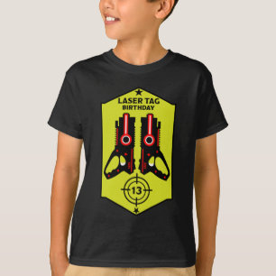 Tag laser Anniversaire de enfant 13 ans T-shirt