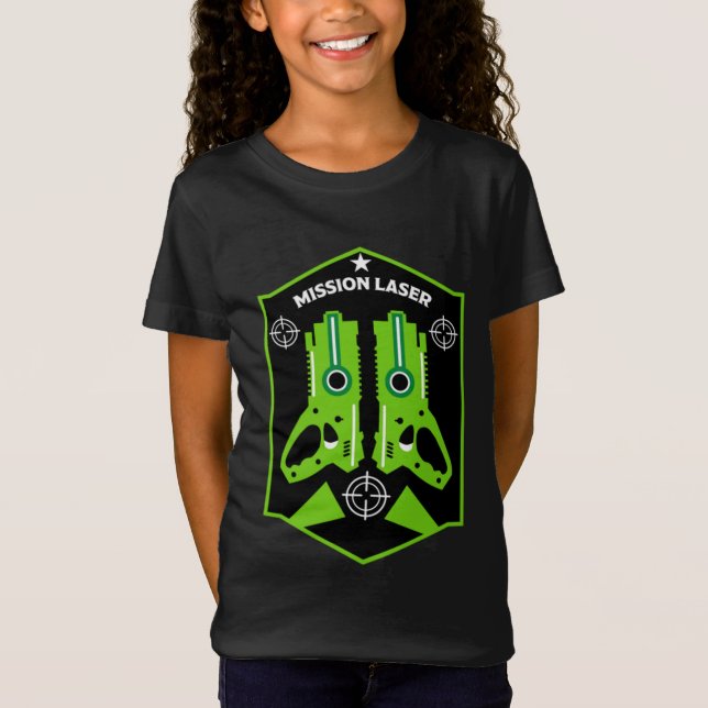 Tag laser mission de combat enfants T-shirt (Devant)