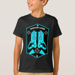 Tag laser mission de combat enfants T-shirt