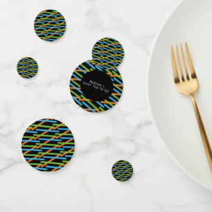 Tag laser Table Confetti Décor Anniversaire