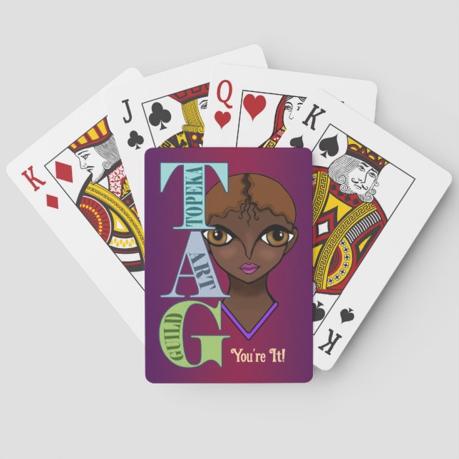 TAG Vous y êtes .  Cartes à jouer classiques (dos)