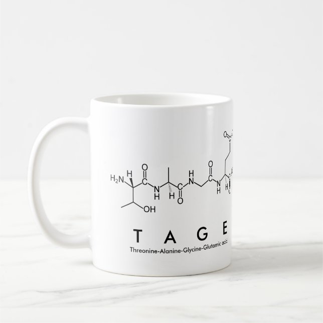 Tage peptide nom mug (Gauche)