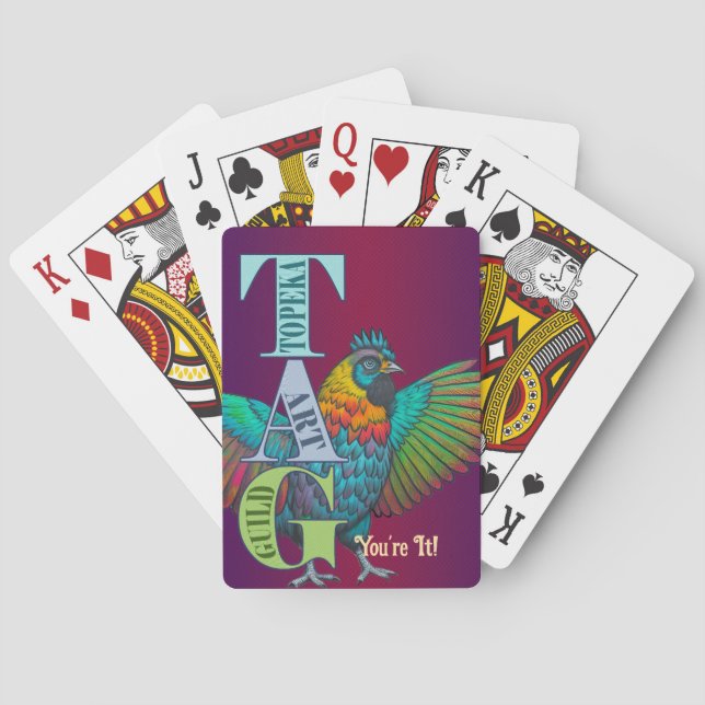 Tagueule, c'est à toi !  Cartes à jouer classiques (dos)