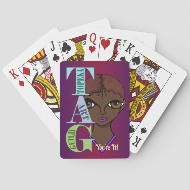 Tagueule, c'est à toi .  Cartes à jouer classiques (dos)