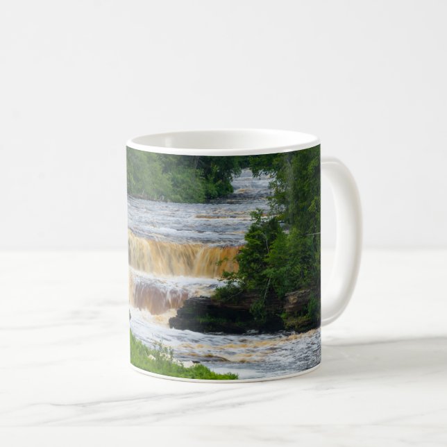 Tahquamenon Lower Falls Coffee Mug (Devant droit)