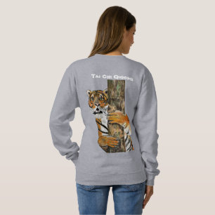 Tai Chi Qigong Tiger Sweatshirt féminine