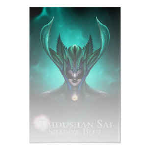 Taidushan Sai Shadow Blue TELGR Poster parfait