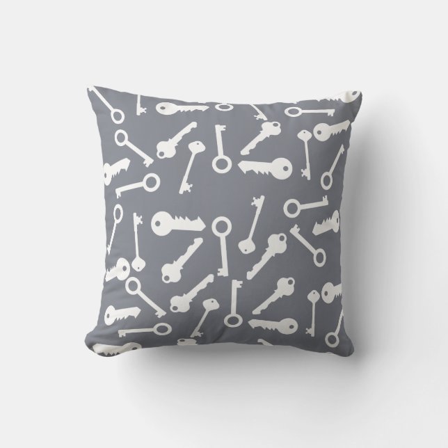 Taie de coussin à motif de formes de touches diffé (Recto)