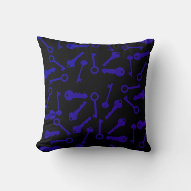 Taie de coussin à motif de touches de forme différ (Recto)