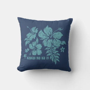 Taie de coussin réversible florale Hawaïenne Hibis