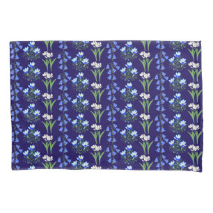 Taie d'oreiller aux jonquilles, crocus et tulipes
