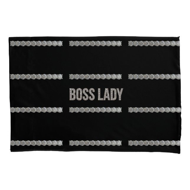 Taie d'oreiller Boss Lady Diamants (devant)