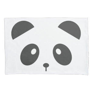 Taie d'oreiller de panda