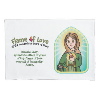 Taie d'oreiller Flamme d'amour pour enfants