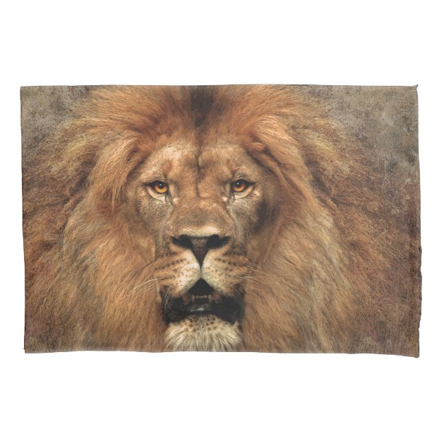 Taie d'oreiller Lion (devant)