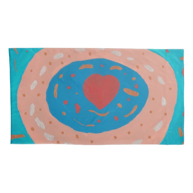 Taie d'oreiller Love Circles (Dos-Droit)