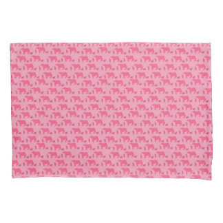 Taie d'oreiller rose sinistre vaches veaux Ranch o