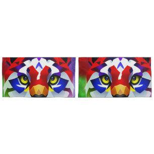 Taies de coussin roi chat d'Alexandre paire