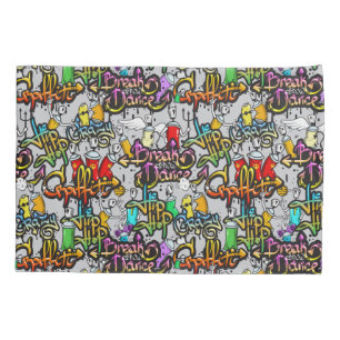 Taies d'oreiller de graffiti de hip hop