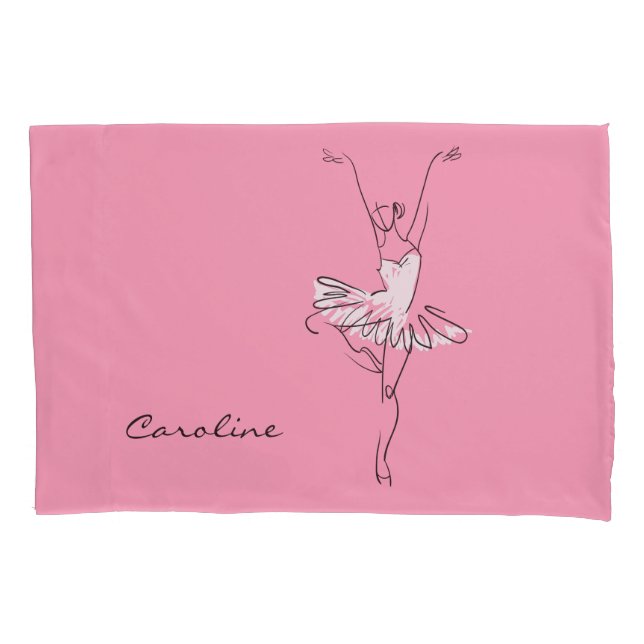 Taies d'oreiller faites sur commande de nom et de (devant)