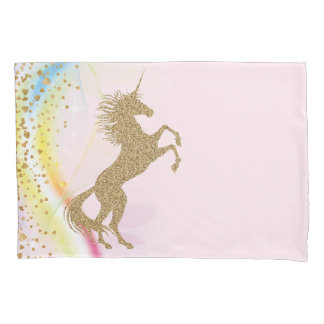 Taies d'oreiller Licorne Arc-en-Ciel
