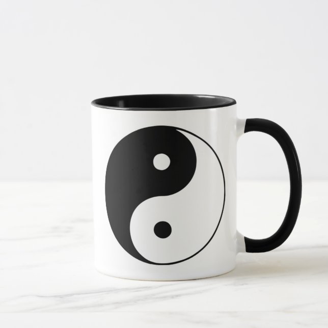Taijitu Yin Yang Mug (Droite)