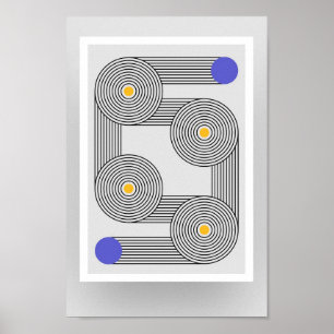 Taille A4 Bauhaus Poster d'art 10.1