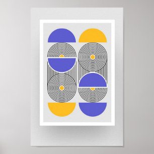 Taille A4 Bauhaus Poster d'art 10.2