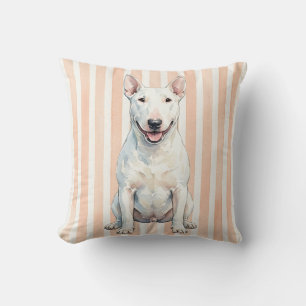 Taille de coussin décoratif de chien Bull Terrier