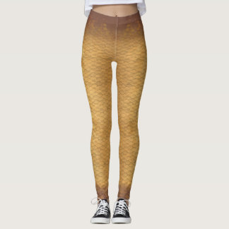 Taille de la sirène - taille mixte Leggings Sables