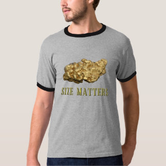 Taille de pépite d'or prospectant des T-shirts de