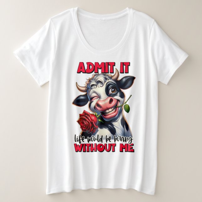 Taille Plus -T-shirt (Design devant)