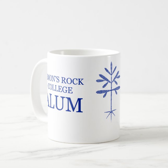 Taille standard "SRC Alum" Mug avec agrafage bleu (Devant gauche)