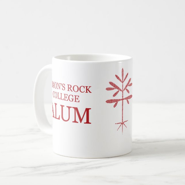 Taille standard "SRC Alum" Mug avec molette rouge (Devant gauche)