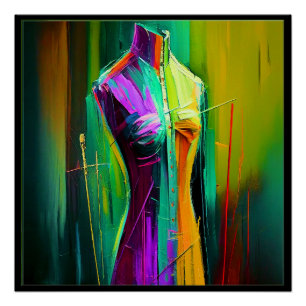 Tailor, Seamstress Poster Matching Carte de visite