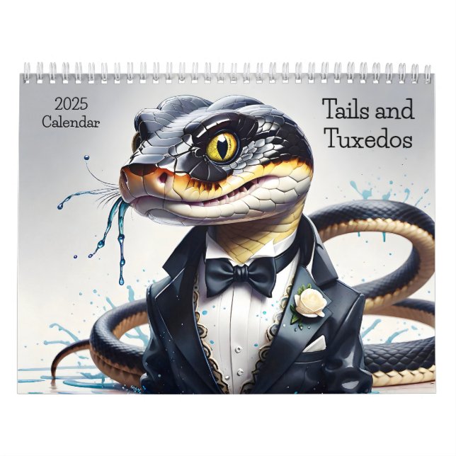 Tails et Tuxedos 2025 Calendrier Classy Créatures (Protection)