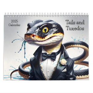 Tails et Tuxedos 2025 Calendrier Classy Créatures