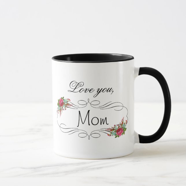 T'aime Maman, Mug de café de la fête des Mères (Droite)