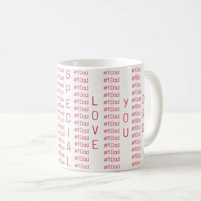 T'aime papa Mug spécial (Devant droit)
