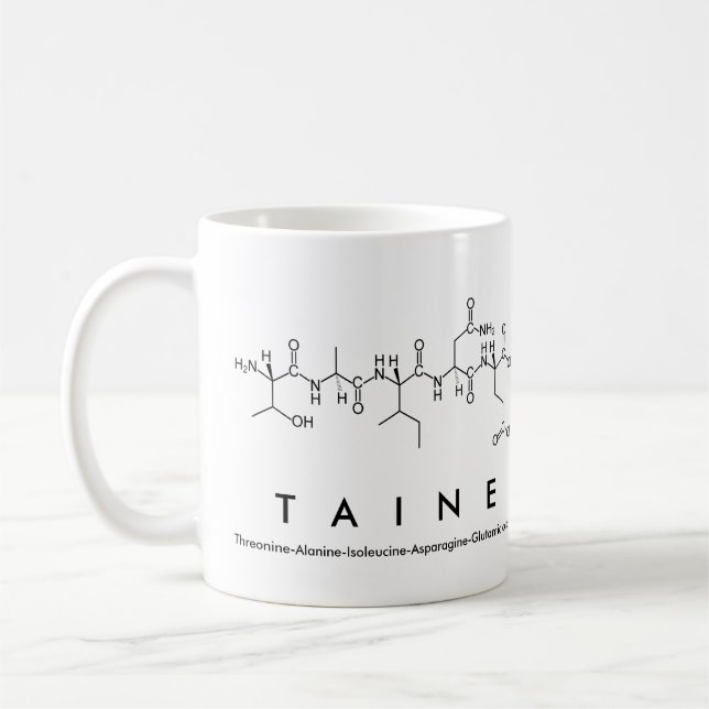 Taine peptide nom mug (Gauche)