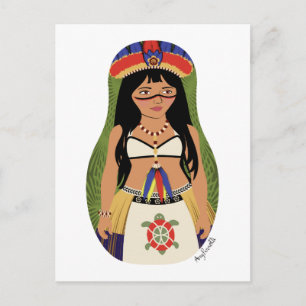 Taíno de Boriken, carte postale matryoshka de Port