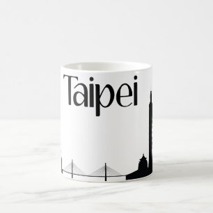 Taïpeh, tasse de cadeau de point de repère de