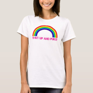 Tais-toi et vomissez ! T-shirt de CF