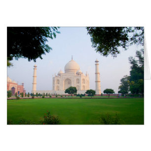 Taj Mahal au lever du soleil l'une des merveilles