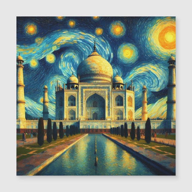 Taj Mahal Inde Nuit Étoilée (Devant)