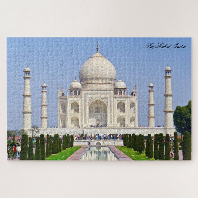 Taj Mahal Inde Puzzle historique Pittoresque (Horizontal)