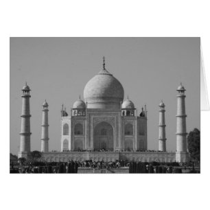 taj mahal n&b