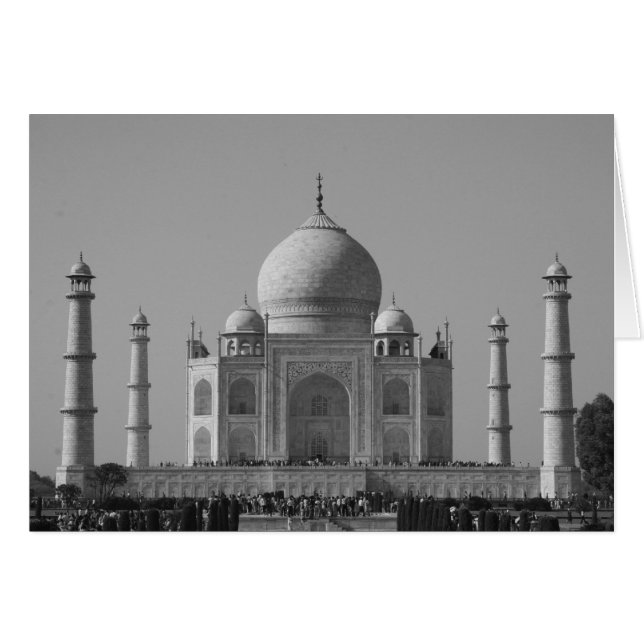 taj mahal n&b (Devant horizontal)
