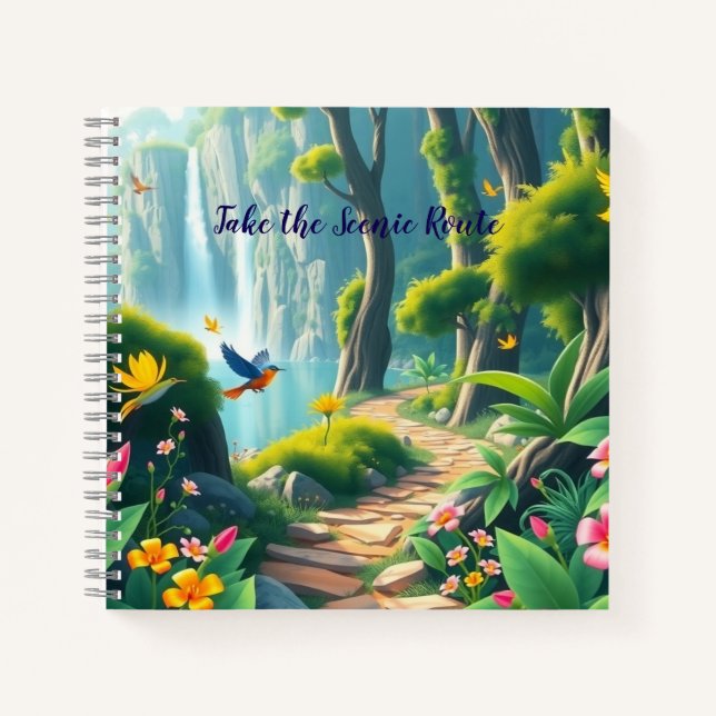 "Take the Scenic Route" Journal – Nature-Inspired  (Devant)